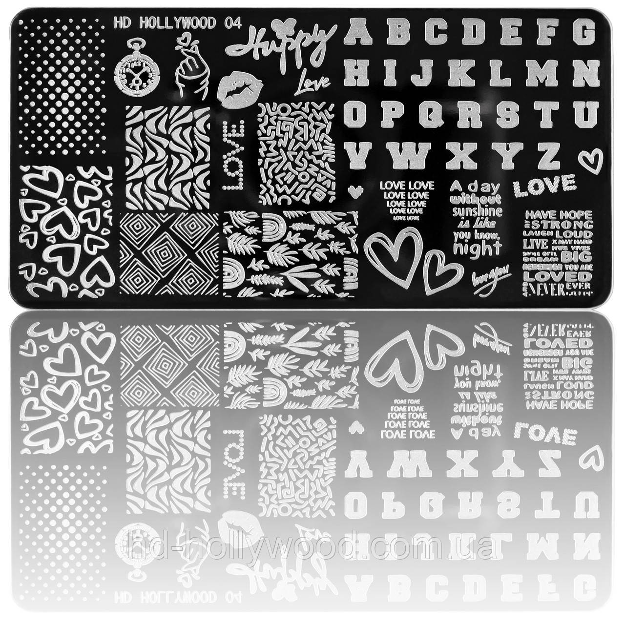 Пластини для стемпінгу 04 HD Hollywood, фото 1