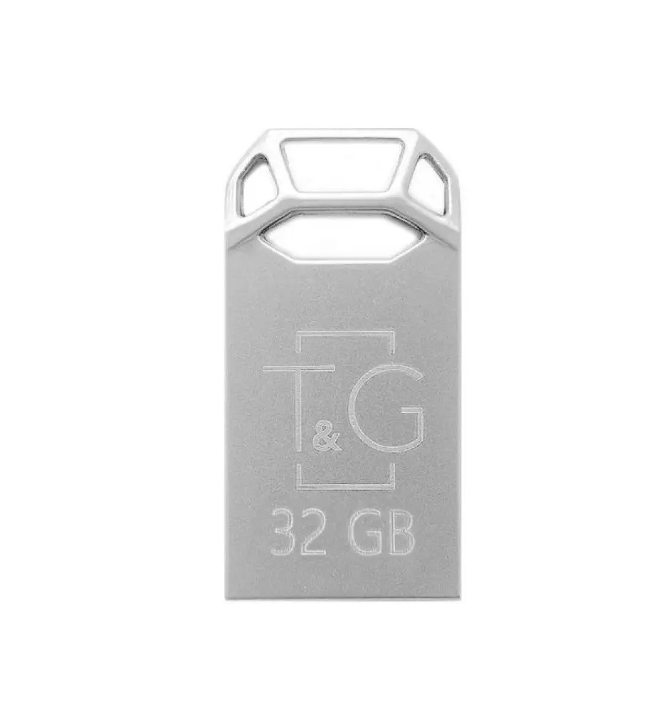 USB флешка 32GB T&G 110 Metal Series серебро