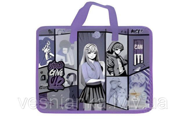 Папка А4 з ручками "Anime" 14083 Kidis
