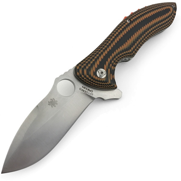 Ніж складаний Spyderco Rubicon C187 China коричневий
