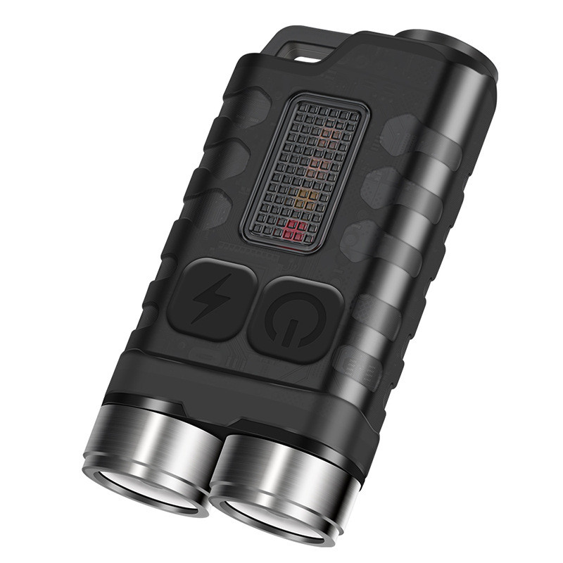 Ліхтар брелок акумуляторний boruit v3 900 lm чорний