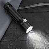 Ліхтар кишеньковий акумуляторний світлодіодний LED потужний ручний ЕТ20, фото 5