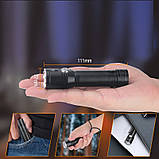 Ліхтар кишеньковий акумуляторний світлодіодний LED потужний ручний ЕТ20, фото 9