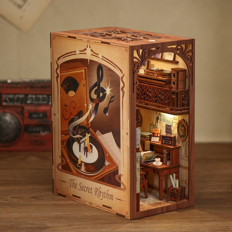 Бук Нук Таємний ритм The Secret Rhythm Book Nooks Інтер'єрний конструктор SZ03