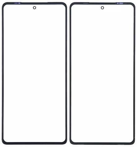 Скло корпусу для Motorola XT2143 Edge 20, чорне, з OCA-плівкою, оригінал PRC G+OCA PRo, фото 1
