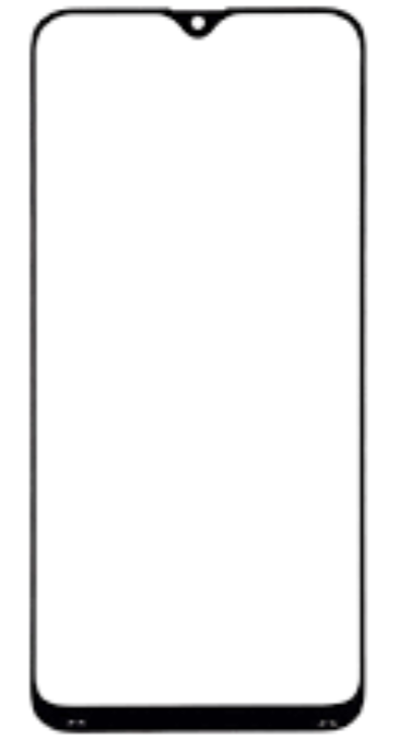 Скло корпусу для Samsung A145 Galaxy A14 4G/A146, чорне, з OCA-плівкою, оригінал PRC з олеофобним покриттям