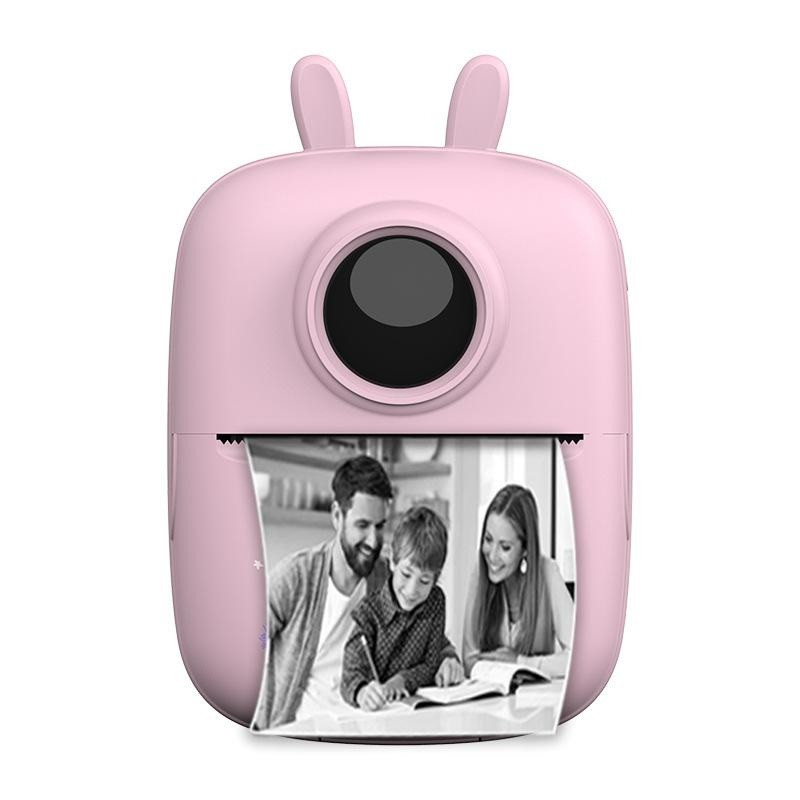 Портативний міні принтер Bluetooth для смартфона Mini Printer D7 Рожевий, фото 1