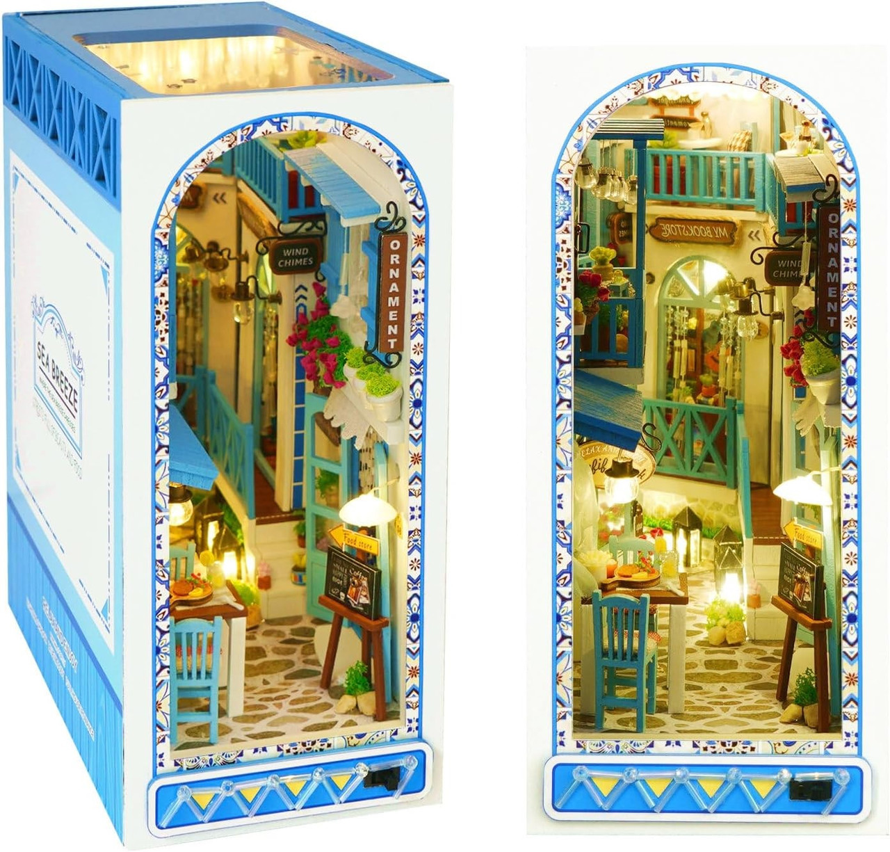 Бук Нук Морський бриз Інтер'єрний конструктор Румбокс DIY Sea Breeze Book Nook TC-18