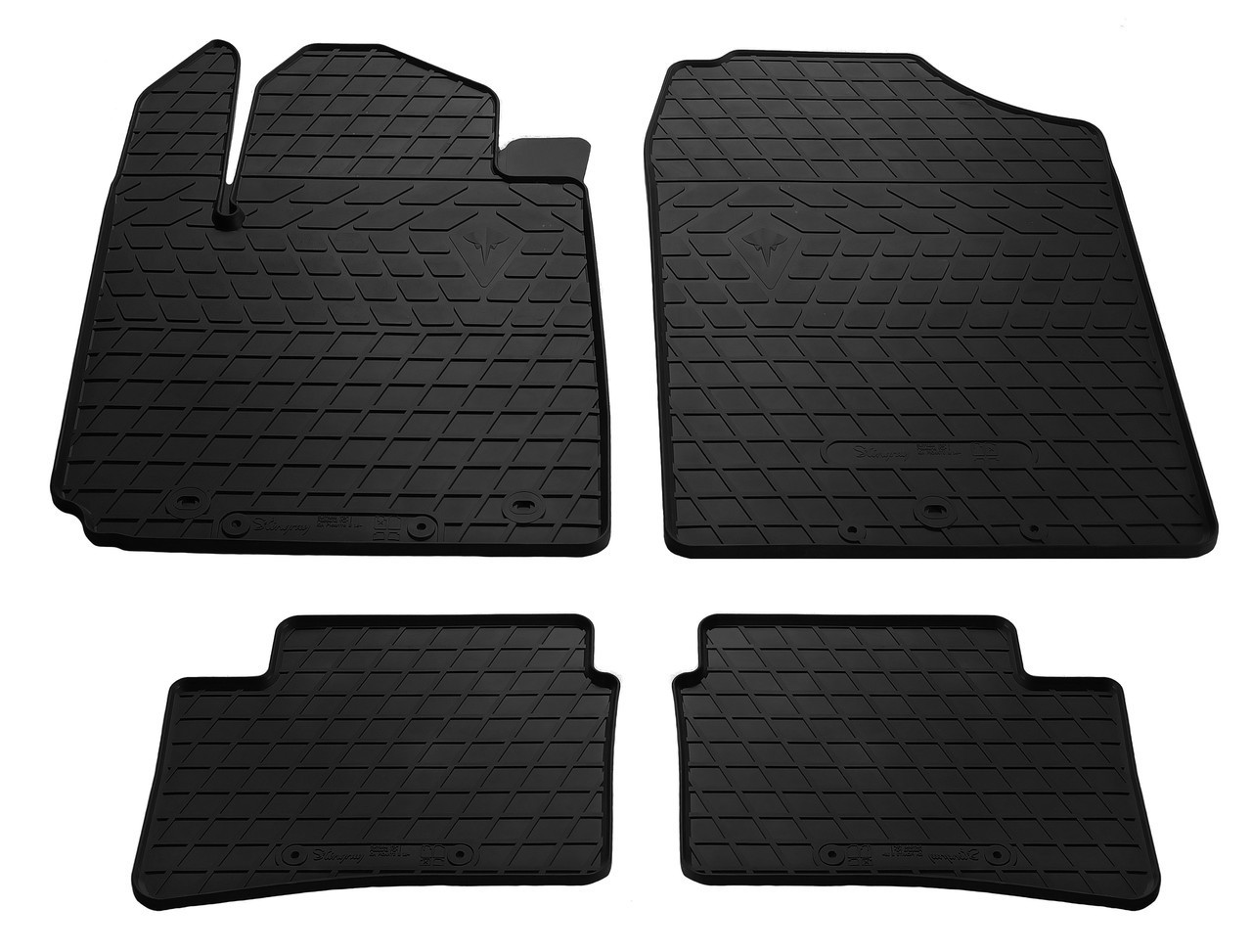 Гумові килимки KIA Picanto 3 16- 1010134 Stingray, фото 1