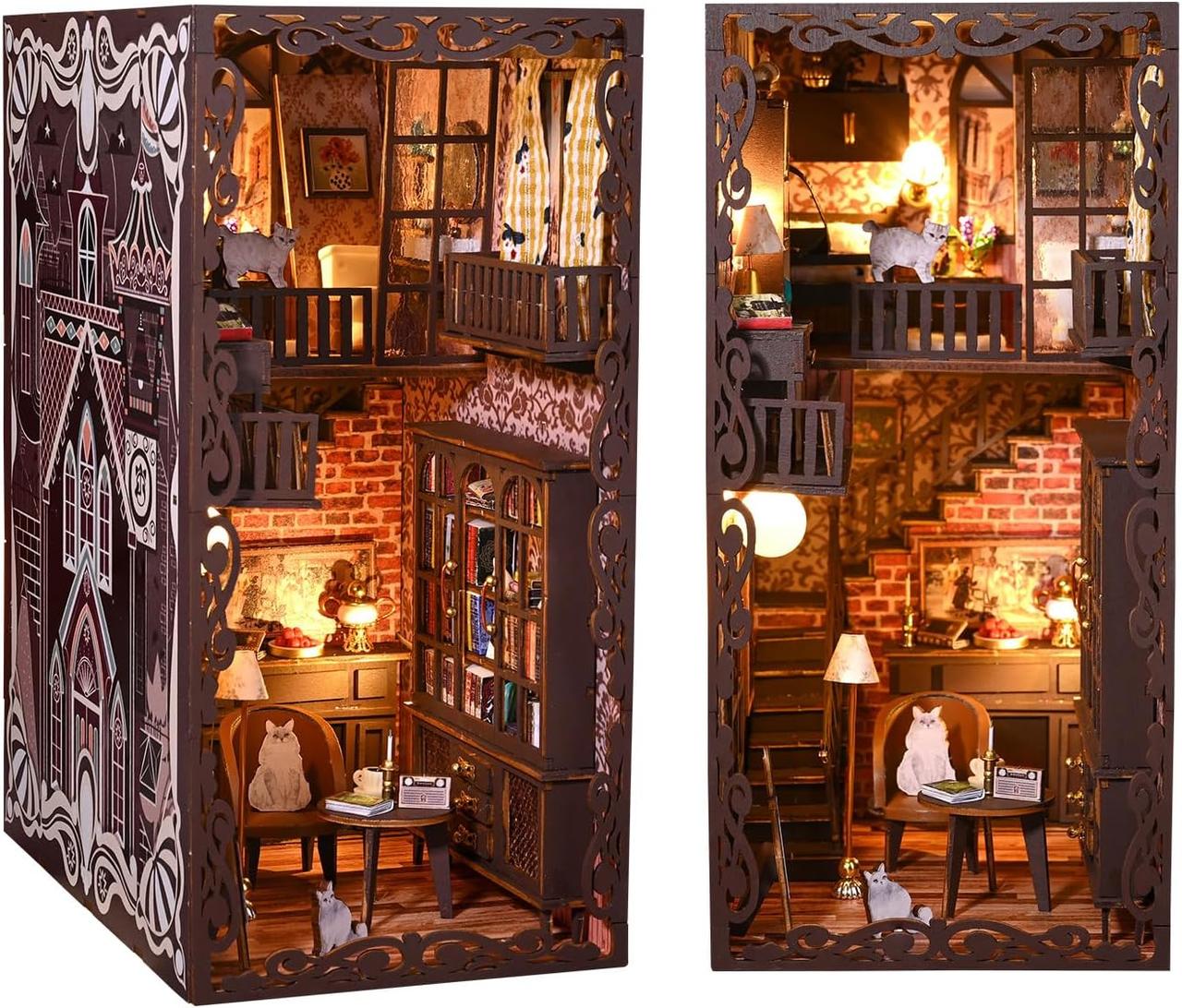 Бук Нук Таємничий замок No.9 Secret castle II DIY Book Nook Інтерьерний конструктор SL-13