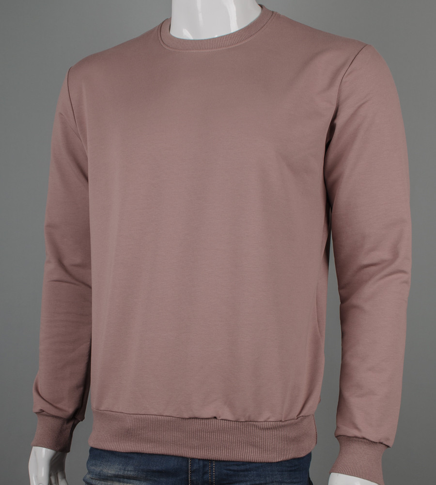 Світшот чоловічий Однотонний 7300с (Уп.4шт M-XXL), Капучино, фото 1