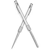 Точилка для ножів кишенькова алмазна для ножів, ножиць та гачків Срібляста, фото 4