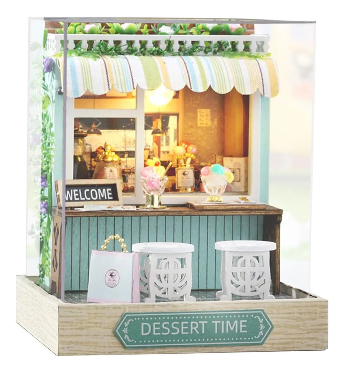 Румбокс Конструктор 3D Час десерту DIY Dessert Time без оригінальної коробки QT-086