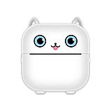 Міні-принтер Х15 Портативний принтер Термопринтер Котик, фото 3