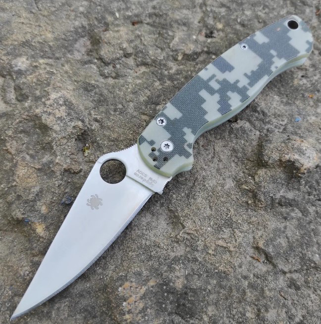 Ніж Spyderco Para-Military 2 C81 Китай хакі