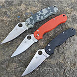 Ніж Spyderco Para-Military 2 C81 Китай хакі, фото 2