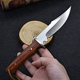 Ніж із фіксованим клинком + чохол Коричневий, фото 5