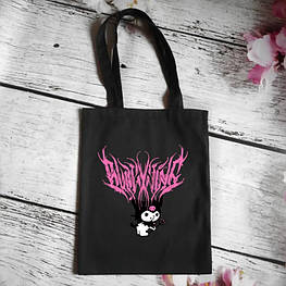 Еко сумка шоппер аніме з принтом Куроми 39х34 см (Чорний) - оригінал