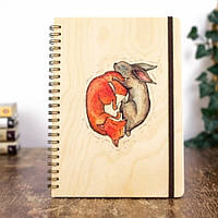 Популярний! Деревяний блокнот Інь та ян - Краща якість тільки на Nukleon.com.ua