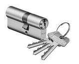 Циліндр дверний WILKA 1400 40/70 ключ/ключ 110мм, фото 3