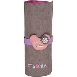 Пенал Cool For School Bear 1 відділення Сірий (CF86651-02) - оригінал