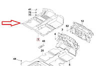 Ковер пола салона Chevrolet Aveo T255 ЗАЗ Вида хетчбек