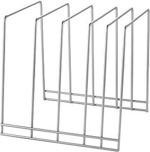 Тримач для кухонних дощок 24х25х24 см сірий металік, покриття Polytherm NEVADA METALTEX