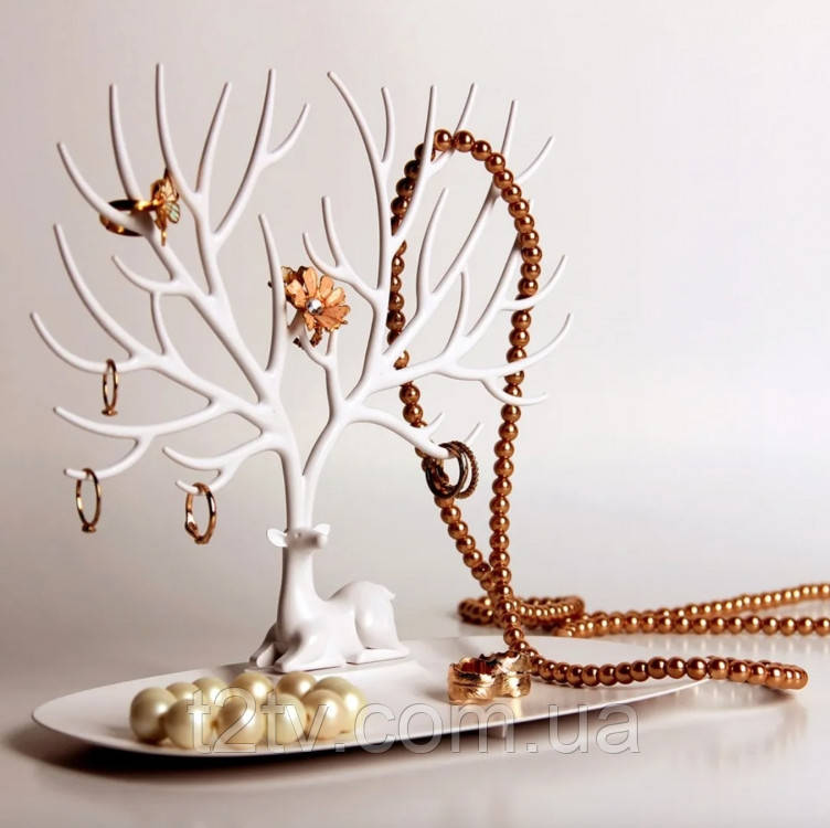 Підставка під прикраси Олень White baby, фото 1