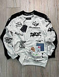 Чоловіча кофта світшот DSQUARED2 CK8356 біла, фото 3