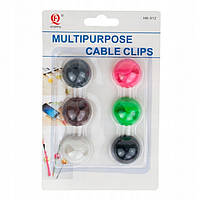 Популярний! Утримувач проводів на столі 6шт. - Краща якість тільки на Nukleon.com.ua