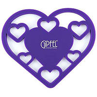 Підставка під гаряче Gipfel Amour GP-0295 20х17х0, 5 см фіолетова brooklyn