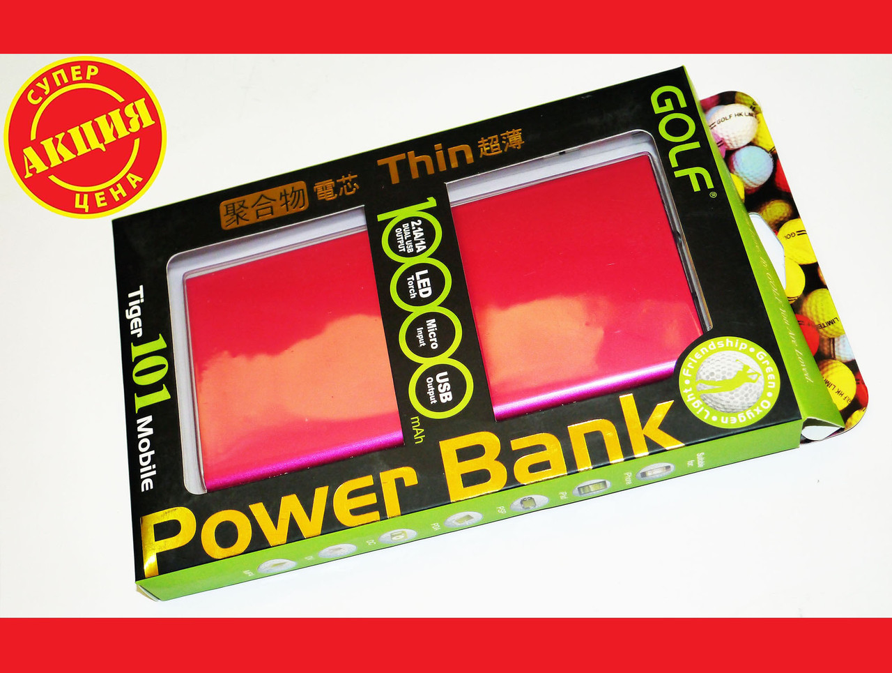 Power Bank GOLF GF101 на 10000 mAh продажа, цена в Одесской области