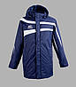 Куртка Зимова (подовжена) Europaw TeamLine темно-синя, фото 2