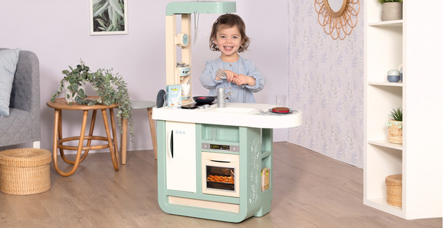 Інтерактивна кухня Smoby Toys Черрі з духовкою та холодильником (310914)