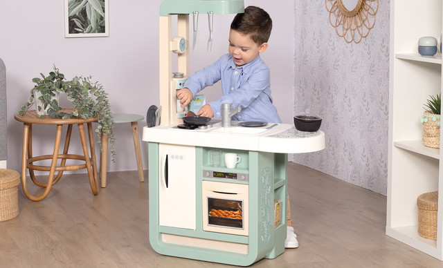 Інтерактивна кухня Smoby Toys Черрі з духовкою та холодильником (310914)