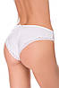 Жіночі трусики бразиліани з тонкої мікрофібри білі Leilieve 3754, фото 2