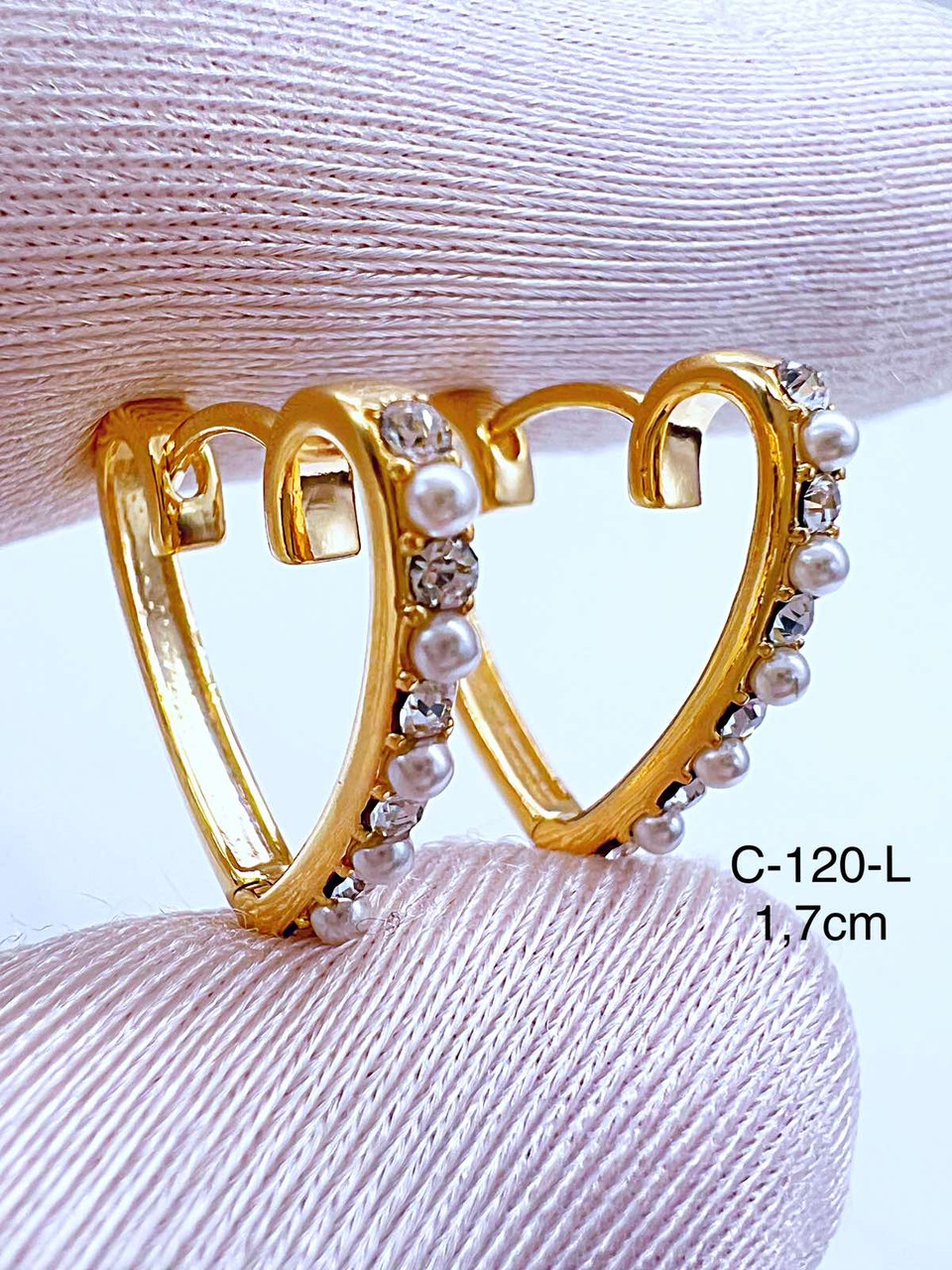 Сережки Xuping позолота (14-K)
