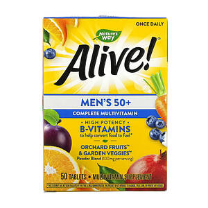 Nature's Way Alive! Men's 50+ 50 tab