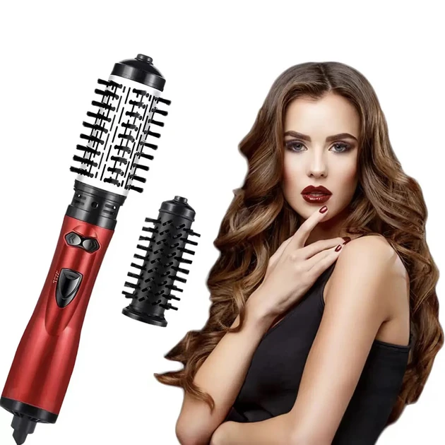 Фен щітка стайлер для укладання волосся 2 в 1 Shiny & Beauty 8812 М