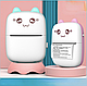 Дитячий термопринтер Mini Printer Bluetooth портативний друк з телефона + 1 рулоном паперу Бірюза, фото 8