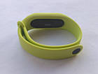 Ремінець Xiaomi Mi Band 2 силіконовий браслет Салатовий 1092P, фото 4