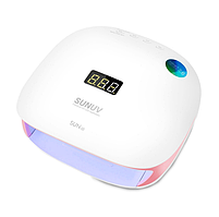 Лампа з діодами із кварцового скла UV/LED SUNUV SUN 4S 48W white/pink таймер 10. 30. 60 і 99 сек