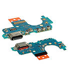 DR Роз'єм заряджання для Samsung A736 Galaxy A73 на платі з мікрофоном і компонентами, фото 2