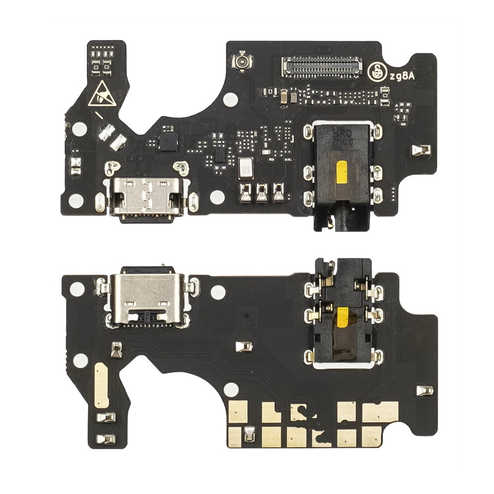 DR Роз'єм заряджання для ZTE Blade V30 Vita на платі з мікрофоном і компонентами, фото 1