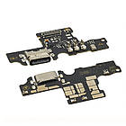 DR Роз'єм заряджання для ZTE Blade 20 Smart (V1050) на платі з мікрофоном і компонентами, фото 2