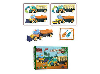 Конструктор на шурупах Будтехніка + динозавр 341 G-Rich