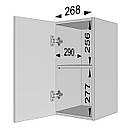 Кухонна шафка з полицею. Шир 300 мм. Фасад МДФ, фото 4