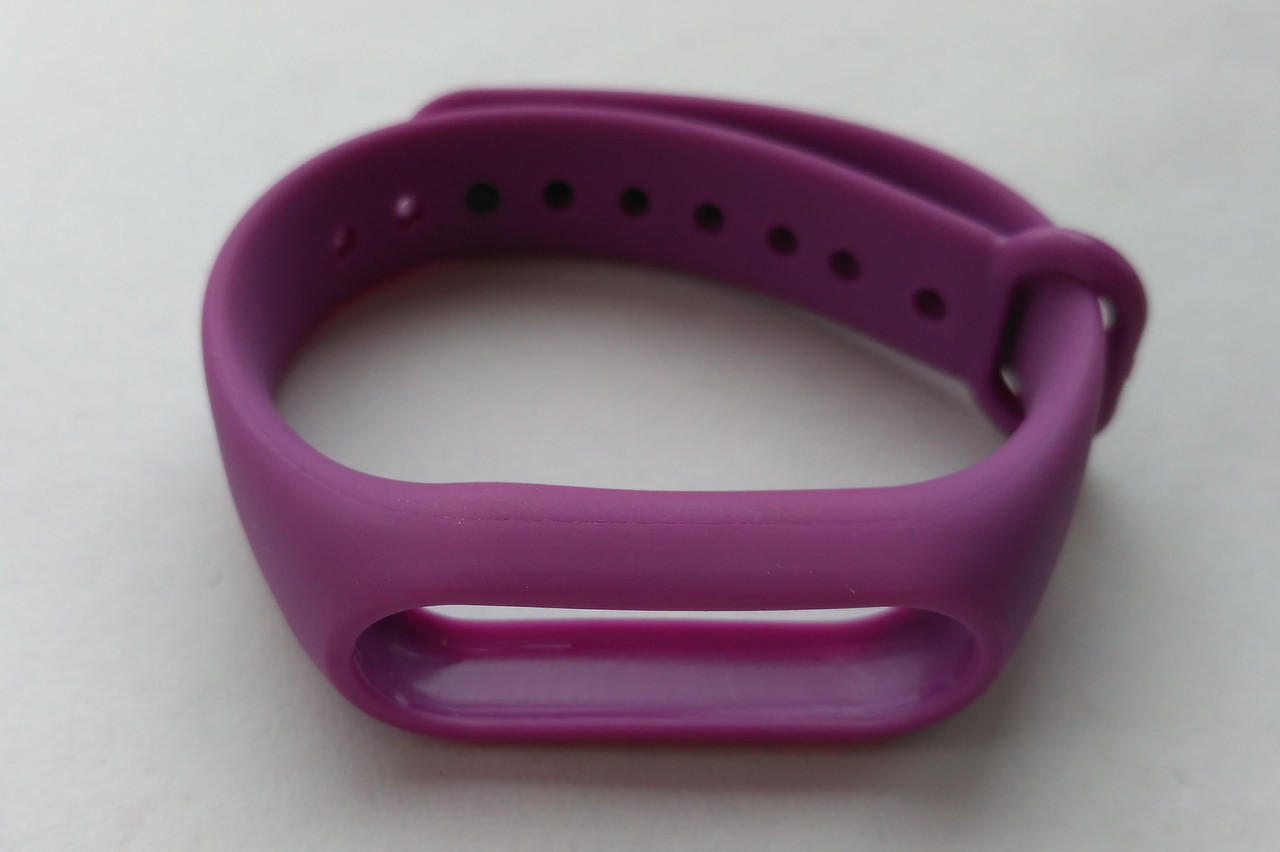Ремінець Xiaomi Mi Band 2 силіконовий браслет Фіолетовий 1092P