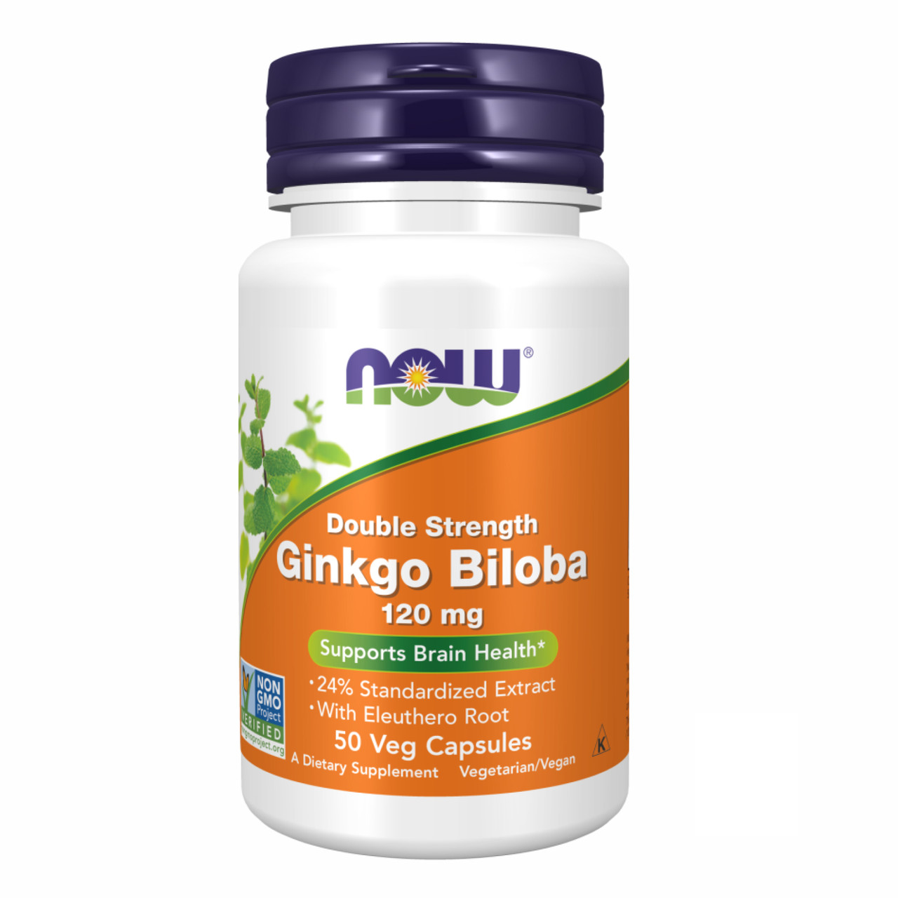 Ginkgo Biloba 120mg - 50 vcaps, фото 1
