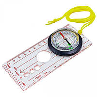 Компас рідинний планшетний (d-60мм, пластик, р-р 140х61мм, 58гр)